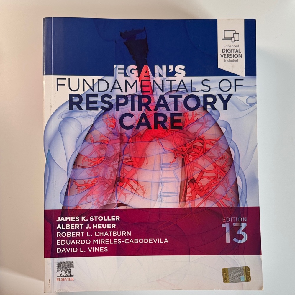 Egan's Fundamentals of Respiratory Care Textbook